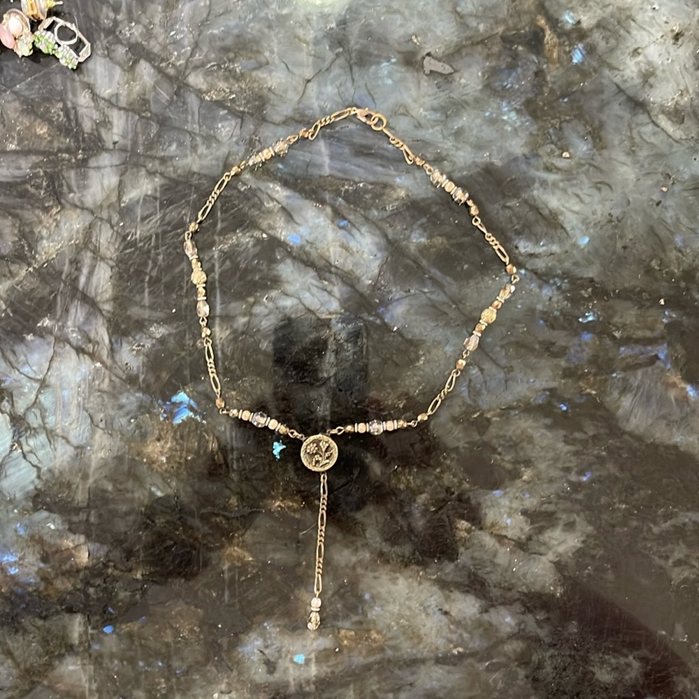 Gold Metallic Choker
